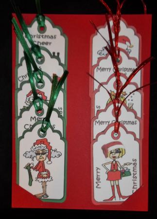 Ten Stella and Friends Christmas Tags by Allen Bowen