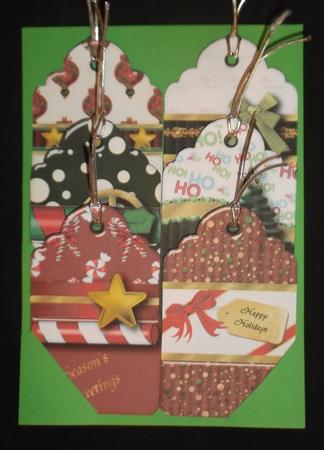 Half Dozen Christmas Gift Tags by Allen Bowen