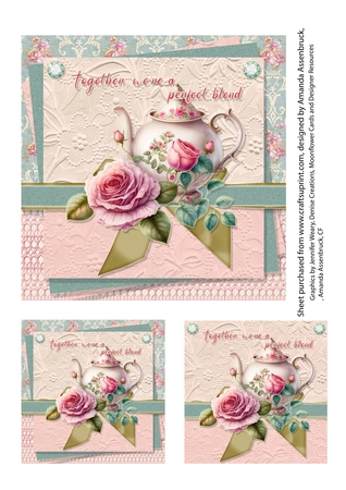 Daisy Dot A5 Backgrounds-Lifes Beachy by Amanda Assenbruck