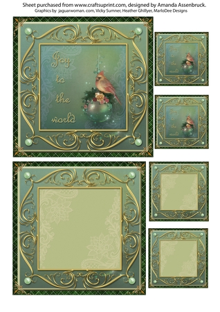 Ornate Metal Frames Set 10 by Amanda Assenbruck