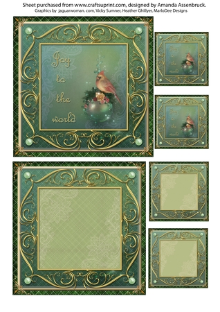 Ornate Metal Frames Set 10 by Amanda Assenbruck