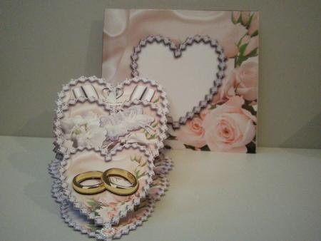 From This Day Forward Triple Easel Card & Envelope by Amanda Courtney-Harding
