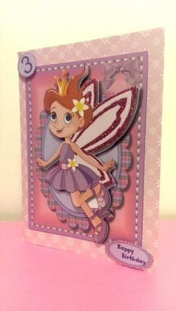 Lovely Birthday Fairy in Lilac  by Amandah Allen
