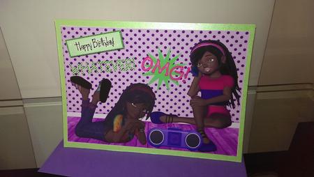Ethnic Girls with Attitude A4 by Amandah Allen
