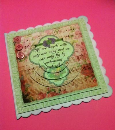 5 x 5in Card Pyramid Topper 1 by Sam Turner