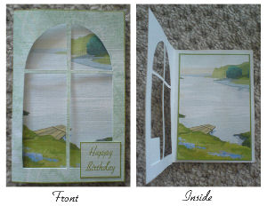 Looking Out Over the River Window Card Kit by Ammie Sanders