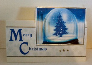 Christmas Tree Snow Globe Over the Edge Kit (merry Christmas) by Ammie Sanders