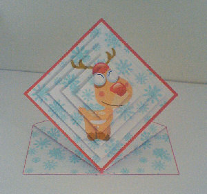 Cute Raindeer Spring Card Kit by Ammie Sanders