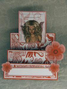 Beautiful Red Fairy Stair Stepper Kit by Ammie Sanders