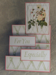 Roses Stair Stepper Card Kit by Ammie Sanders