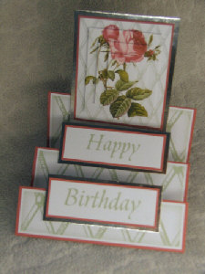 Roses Stair Stepper Card Kit by Ammie Sanders
