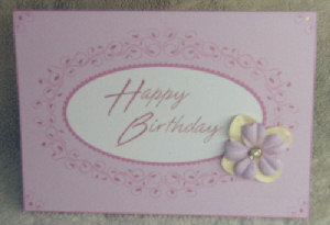 Fancy Oval Card Bases Subtle Shades by Ammie Sanders
