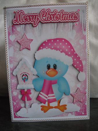 Home Tweet Home Little Bluebird in Snow by Amy Perry