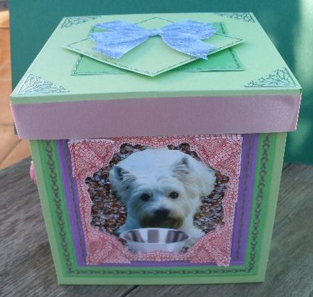 Westie West Highland Puppy Dog My Bowl is Empty by Andrea Chapman