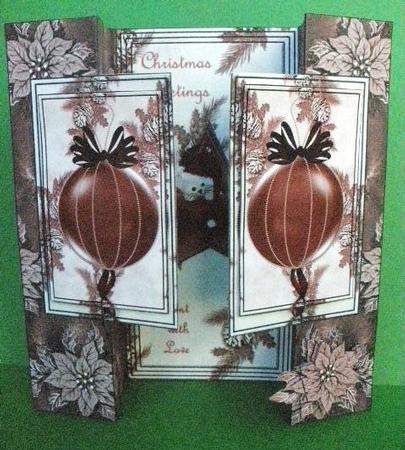 Little Pocket Mouse Double Fold Back Card by Andrea Chapman
