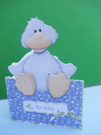 Quackers Shaped Card by Andrea Chapman