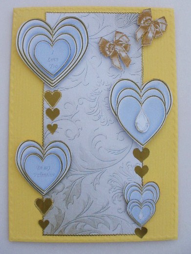 Blue Hart for Valentines Day by Andrea Chapman