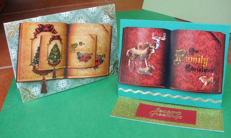 2 on a Page Christmas Decoupage by Andrea Chapman