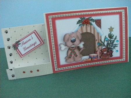 Rover's Happy Christmas with Decoupage by Andrea Chapman