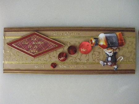 Scots Whisky Mouse! Decoupage Sheet by Andrea Chapman