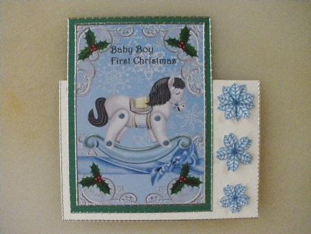 A4 Baby Boy's First Christmas by Andrea Chapman