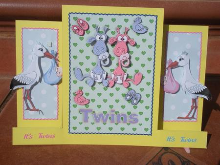 One of Each Twin Giraffes by Andrea Chapman
