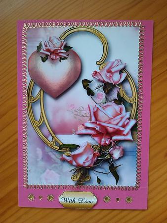 Hearts and Flowers - Cameo Roses by Andrea Chapman