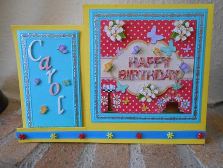 Happy Birthday Butterfly Topper by Andrea Chapman