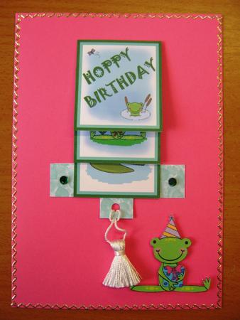 Hoppy Birthday Waterfall Sheet by Andrea Maloney