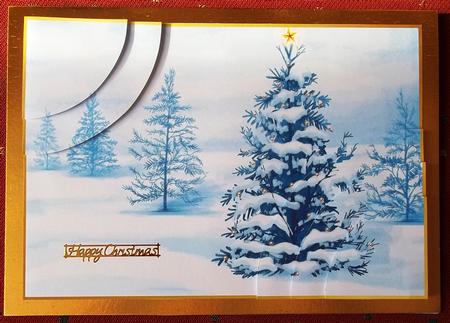 Beautiful Winter Scene 2 Corner Stacker by Andrea Maloney