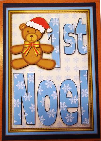 1st Noel in Blue Shades by Andrea Maloney