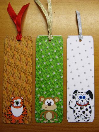 Cute Animals Bookmark by Andrea Maloney