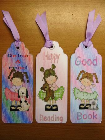 Little Girl Bookmarks by Andrea Maloney