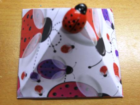 Lots of Ladybirds Pyramid Box by Andrea Maloney