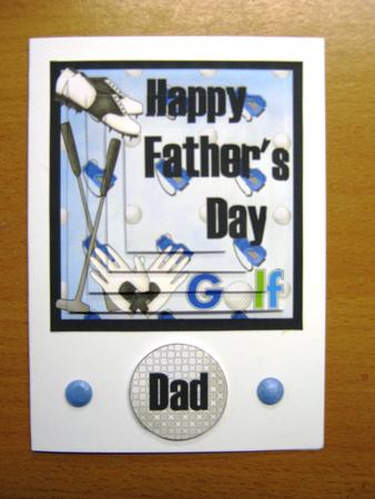 Father's Day Golf Pyramid Design by Andrea Maloney