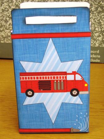 Firetruck Bag by Andrea Maloney