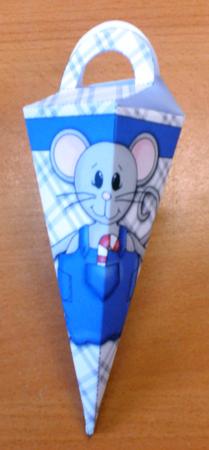 Christmas Mouse Icicle Favor Box by Andrea Maloney