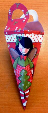 Christmas Angel Icicle Favor Box by Andrea Maloney