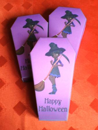 Coffin Shaped Box 'witch 2' by Andrea Maloney