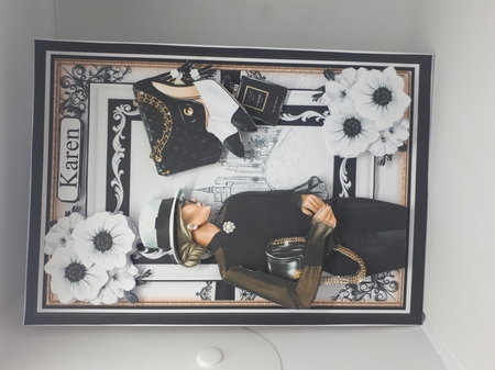 Black and White Chic 03 Mini Page Kit  by Andrea McGill