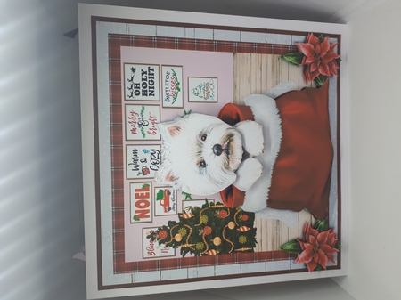 CHRISTMAS WESTIE mini kit by Andrea McGill