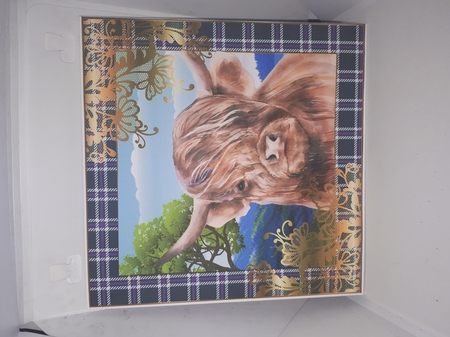 3 Highland cow card front/toppers 4 by Andrea McGill