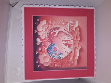 Gorgeous Valentines Couple Faux papercut 2 - No Flowers by Andrea McGill