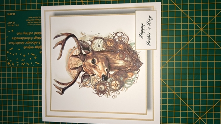 Simple Steampunk Animals - Stag by Andrea McGill