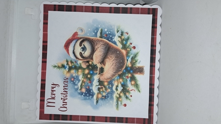 Festive Sloth by Andrea McGill
