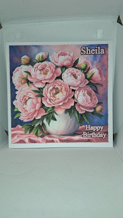 Real peonies CARD FRONTS by Andrea McGill