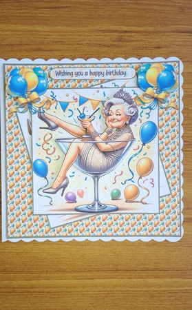 Birthday Queen 8x8 by Andrea McGill