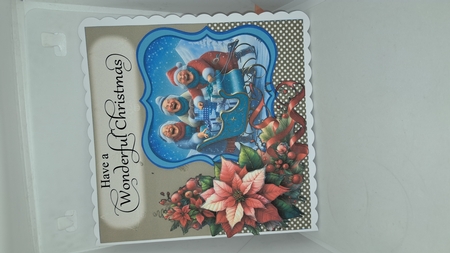Three Laughing Ladies Fill the Sleigh by Andrea McGill