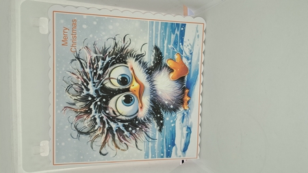Christmas Card 4 Card Kit with 32 Piece Matching Adornments .020 by Andrea McGill