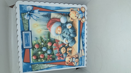 Baby boys first Christmas by Andrea McGill